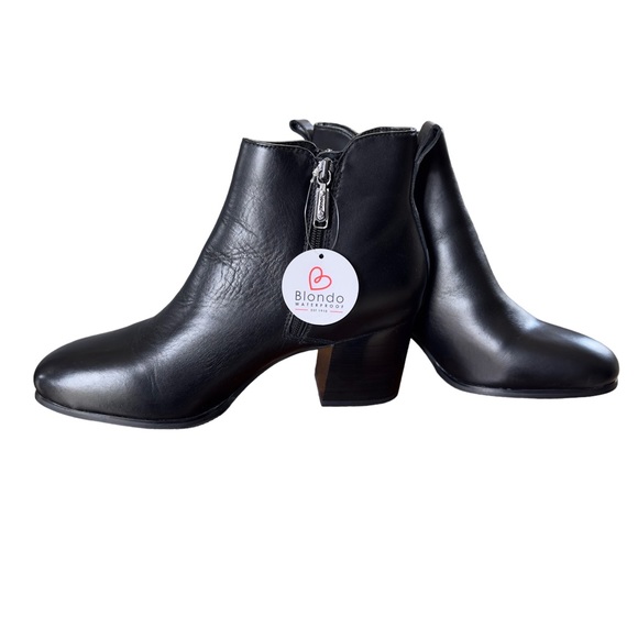 Blondo Siena Waterproof Leather Booties Size 11 - Picture 3 of 9